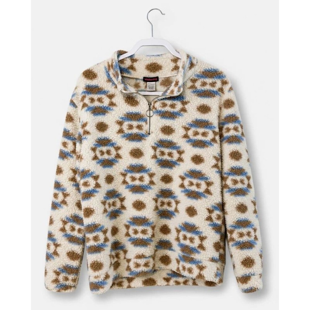 Pullover Fleece Jacket, size Medium